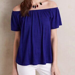 NWT Anthropologie Edda Off the Shoulder Tee Size XL